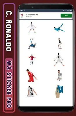 Ronaldo - WA Sticker Pro android App screenshot 6