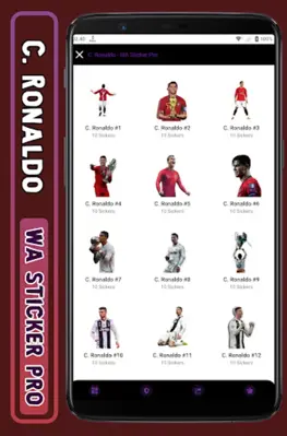 Ronaldo - WA Sticker Pro android App screenshot 7